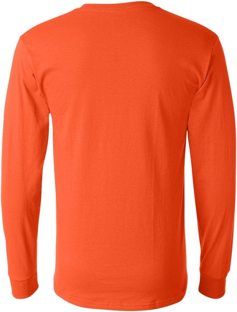 Jerzees Men's Dri-Power Cotton Blend Long Sleeve Tees, Moisture Wicking, Odor Protection, UPF 30+, Sizes S-3x - Image 4