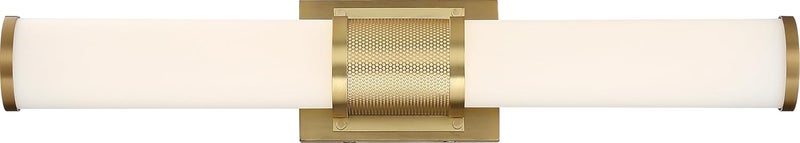 Nuvo Nuvo 621602 Caper LED Vanity Brushed Brass with Frosted Lens Gold  - Image 5