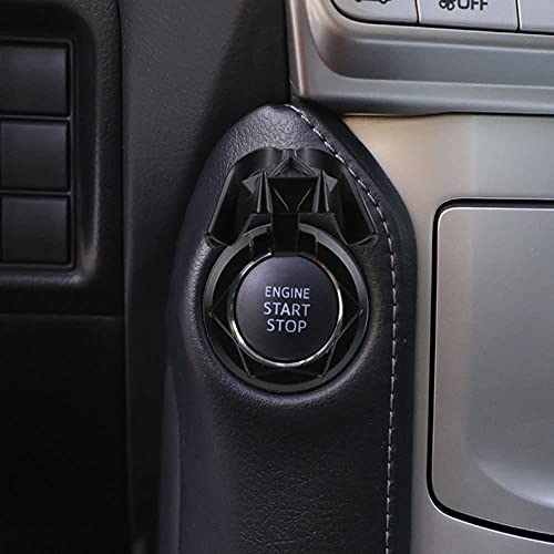 GENORMBRANDT Darth Vader Push to Start Button Cover - Universal Ignition Cover, Anti-Scratch Decoration Ring (1 Pcs) - Image 3
