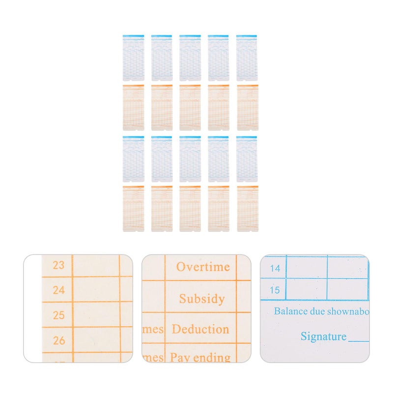 Weekly Time Cards for Employee Attendance Recording Office Time Clock Cards - Image 5