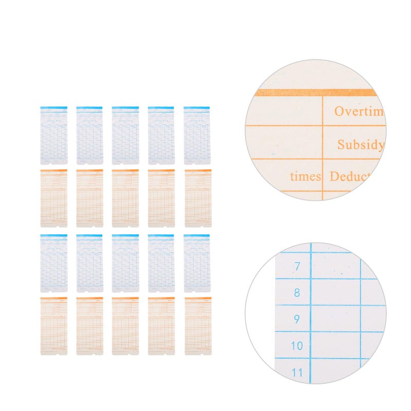 Weekly Time Cards for Employee Attendance Recording Office Time Clock Cards - Image 4
