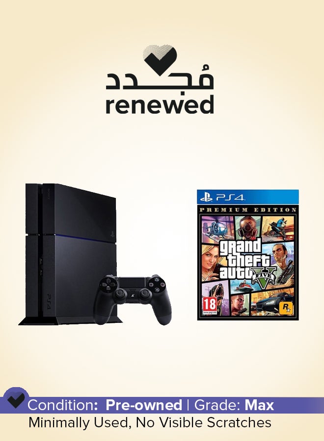 Sony Renewed - Playstation 4 1TB Console With Controller And GTA V - Image 1