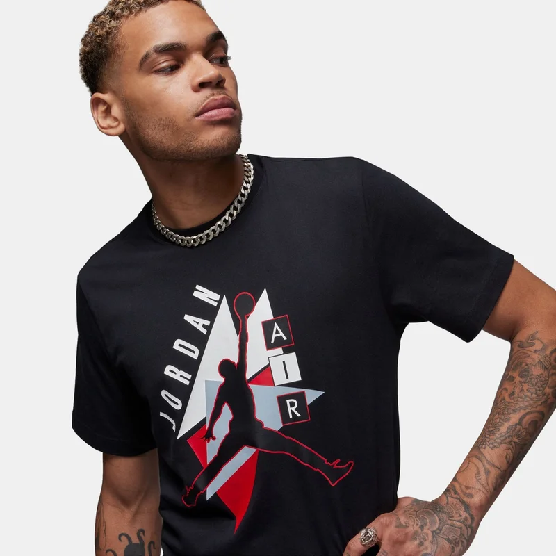Jordan Black Men's Jumpman Logo T-Shirt for Men | Best Price UAE