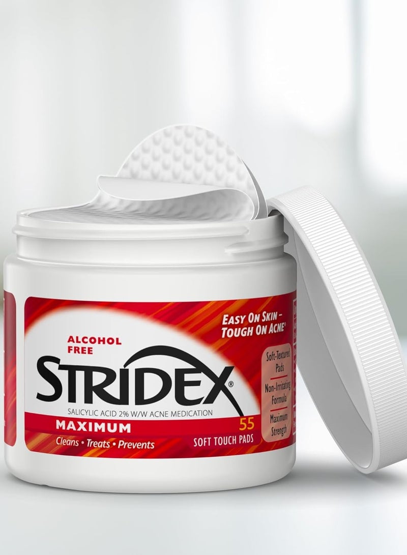 سترايدكس ضمادات العناية اليومية بحب الشباب من ستري-ديكس سترايدكس بخلاصة الصبار - للبشرة الحساسة - 55 قطعة - Image 2