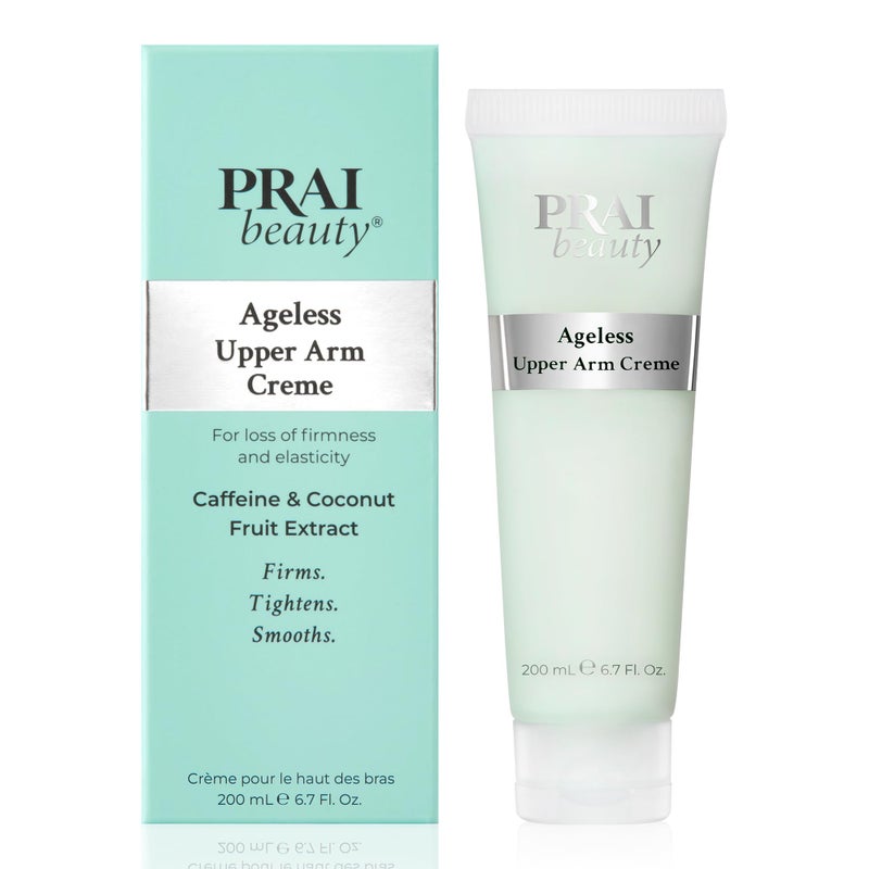 PRAI Beauty Ageless Upper Arm Creme, Anti-Aging and Repairing Body Cream, Skin Firming and Tightening Lotion for Upper Arm, Firming Lotion for Loose Skin, 6.7 Oz - Image 1