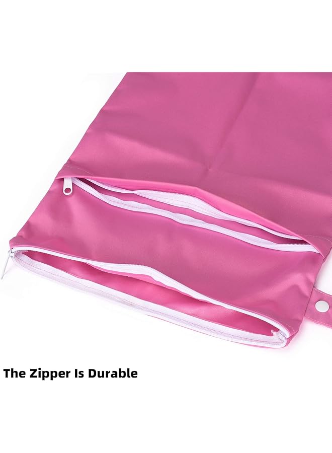 X spring Waterproof Wet Bag 3Pcs Reusable Travel Wet Bags Baby Diaper Wet Dry Bag Diaper Bag Organizing Pouches Washable Wet Bag With Easy To Clean Large Capacity Wet Bag For Home Travel Pool - Image 3