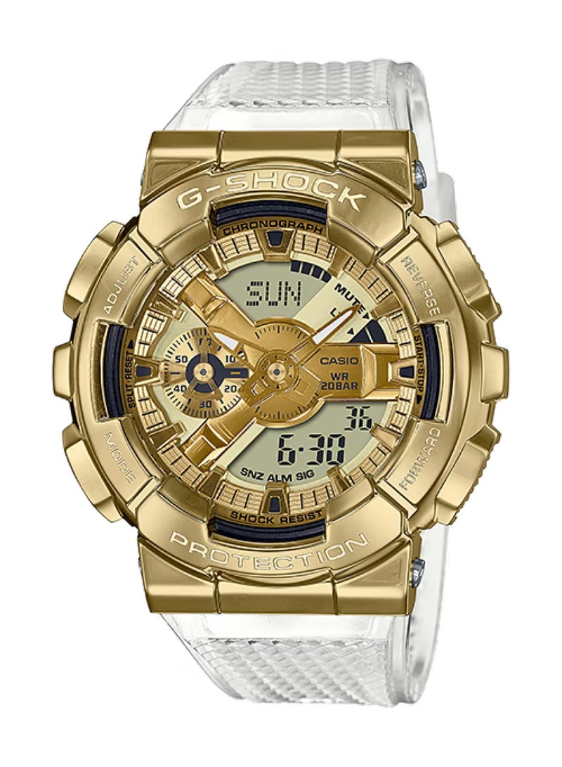 G-SHOCK Analog-Digital Watch GM-110SG-9ADR, 51.9 mm Gold Dial, Resin Case with Gold-Tone Stainless Steel Bezel & Resin Strap, 200 m WR - Image 2