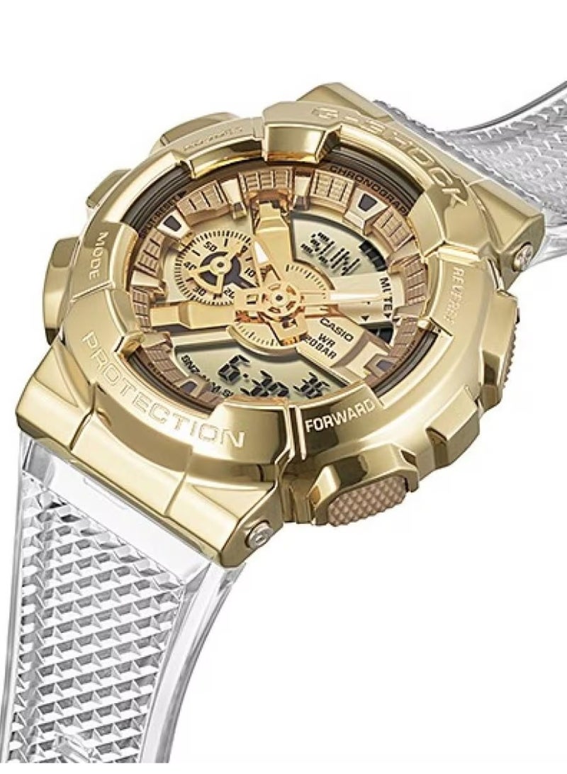 G-SHOCK Analog-Digital Watch GM-110SG-9ADR, 51.9 mm Gold Dial, Resin Case with Gold-Tone Stainless Steel Bezel & Resin Strap, 200 m WR - Image 1