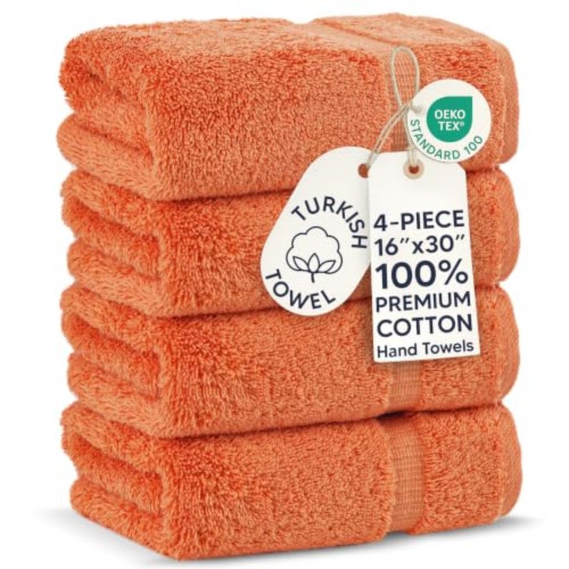 100% Cotton Premium Turkish Towels for Bathroom 16'' x 30 - Image 1