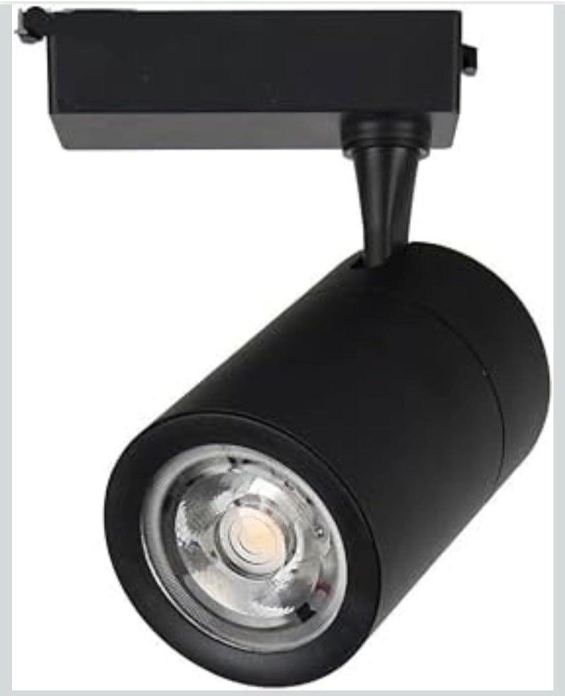 Light Spots Led Adjustable Tracklight (For Ceiling & Walls) 30 Watt - Color: Black - Warm - سبوت لايت تراك - 30 وات,اسود اللون, للاسقف والحوائط - اضاءه ورم (اصفر) - Image 1