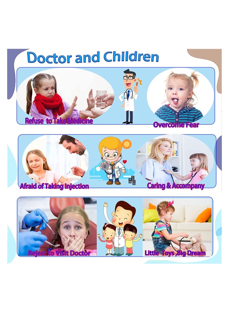 AMERTEER Kids Doctor Cosplay Costume Dress up Role Play Set - Image 4