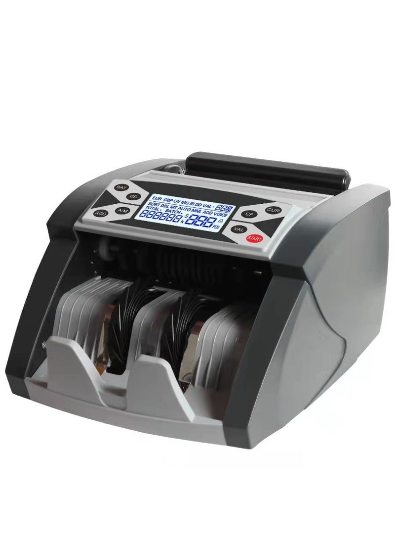 LOTFY GROUP LG840 Retail Cash Counter Machine UV Lamp Money Detector, Manual value Option Multi Currency counter 