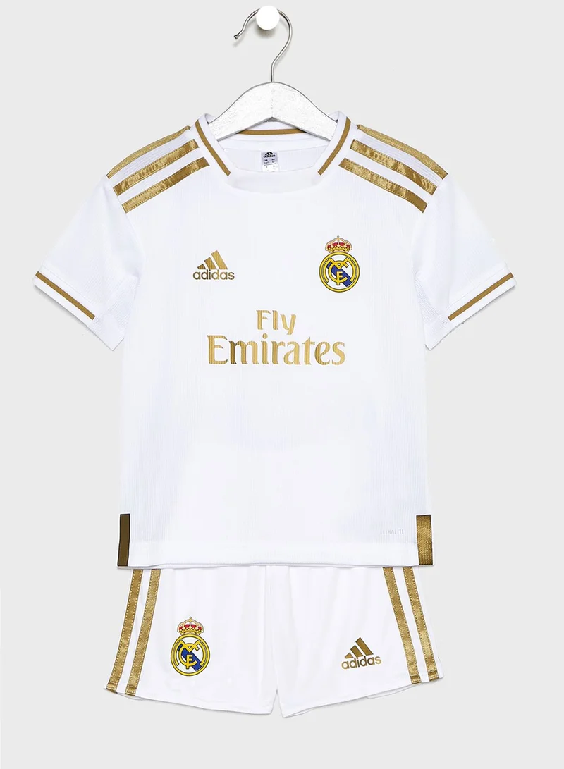 Adidas Kids Real Madrid 19/20 Home Set