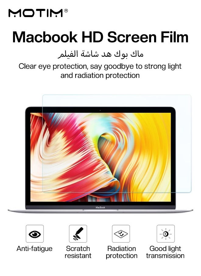 3PCs MacBook Air 13 Inch Hard Case Cover A2337 (M1) / A2179 / A1932 (2022 2021 2020 2019 2018), 3 IN 1 Heavy Duty Snap On Hard Shell + Keyboard Cover Protector Skin + Screen Protector, Compatible with MacBook Air 13 inch