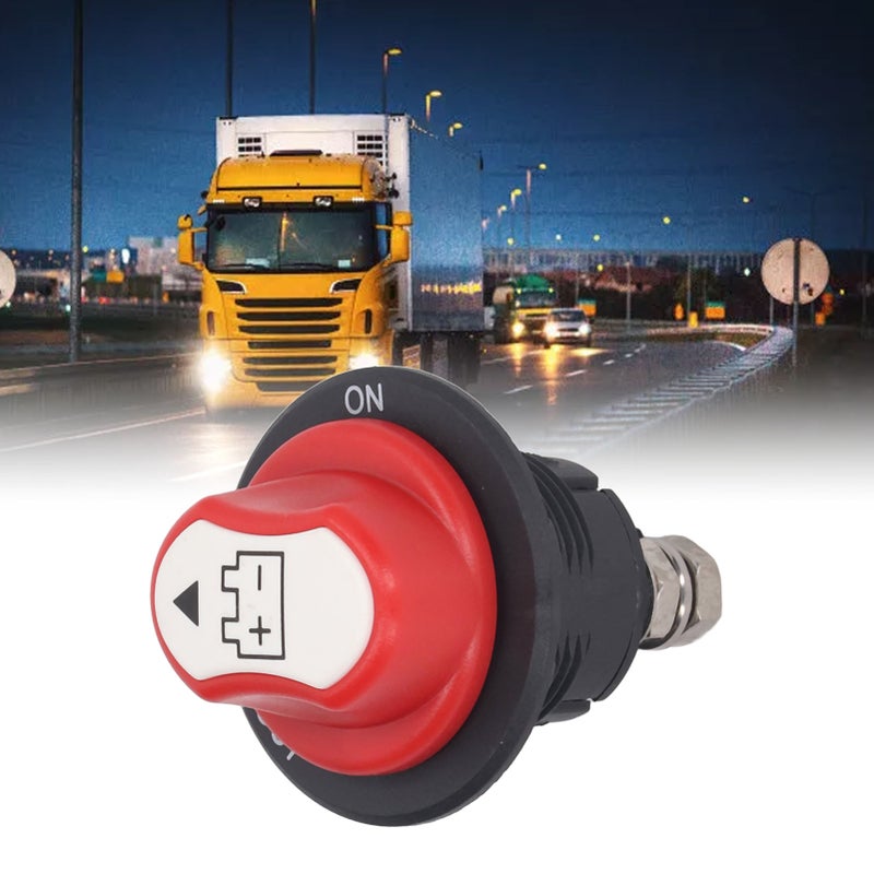 100A Battery Isolator Switch 2 Position Battery Disconnect Power Cut Off Switch for Car Boat RV Truck - Image 5