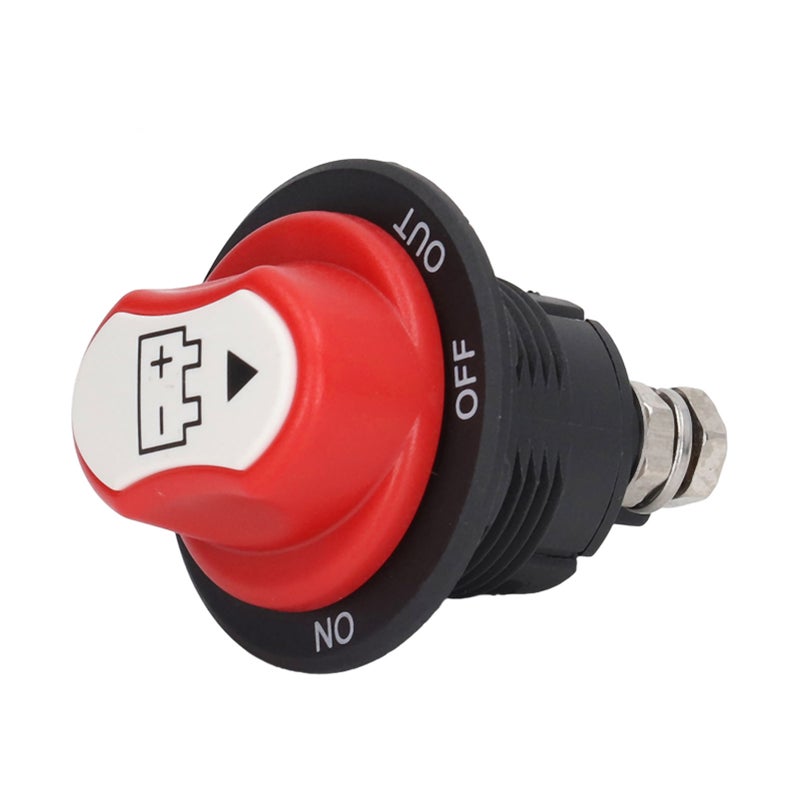 100A Battery Isolator Switch 2 Position Battery Disconnect Power Cut Off Switch for Car Boat RV Truck - Image 3