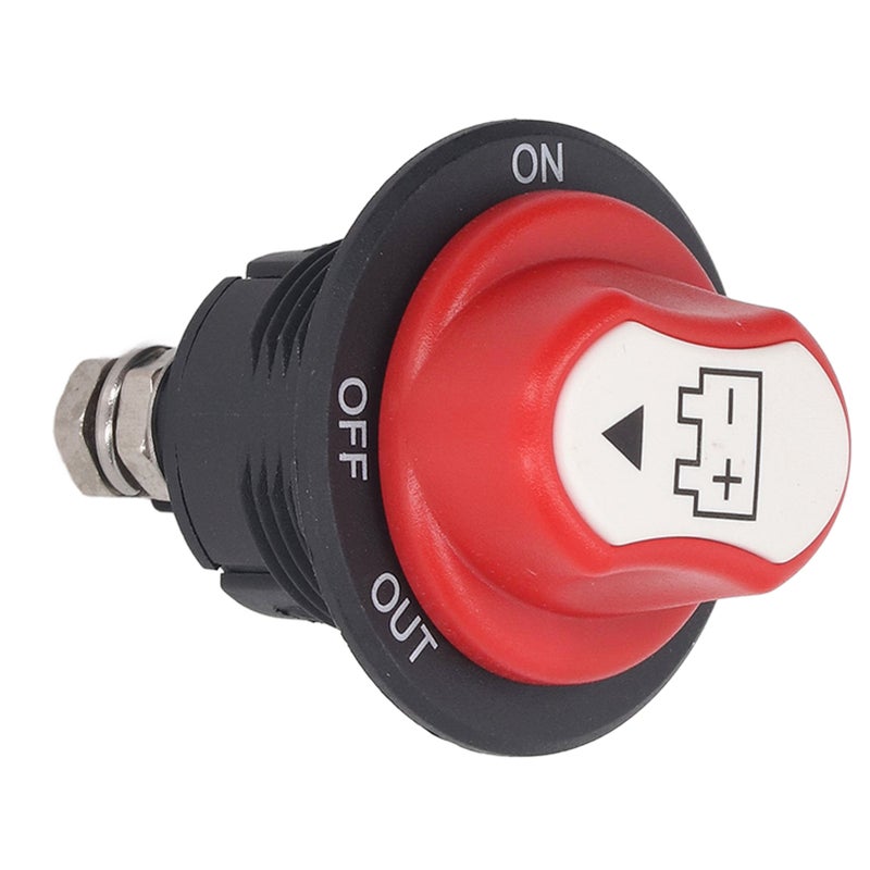 100A Battery Isolator Switch 2 Position Battery Disconnect Power Cut Off Switch for Car Boat RV Truck - Image 1