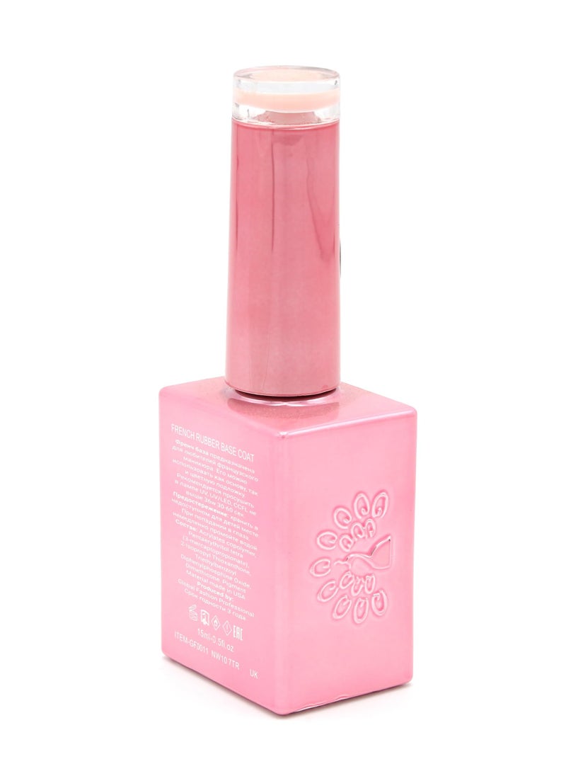 GLOBAL FASHION Global Fashion French Rubber Base Coat 15ml: Long-Lasting, Durable, & Chip-Resistant Gel Nail Polish Base Coat for Manicure and Pedicure | (09)  - Image 5