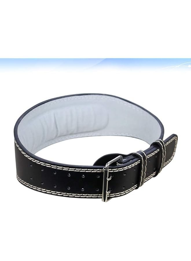 جارنيك حزام جلدي للتمرين، حزام رفع الأثقال، حزام دعم الظهر مع مشبك، حزام تثبيت قابل للتعديل لتدريب القرفصاء، 115 سم - Image 5