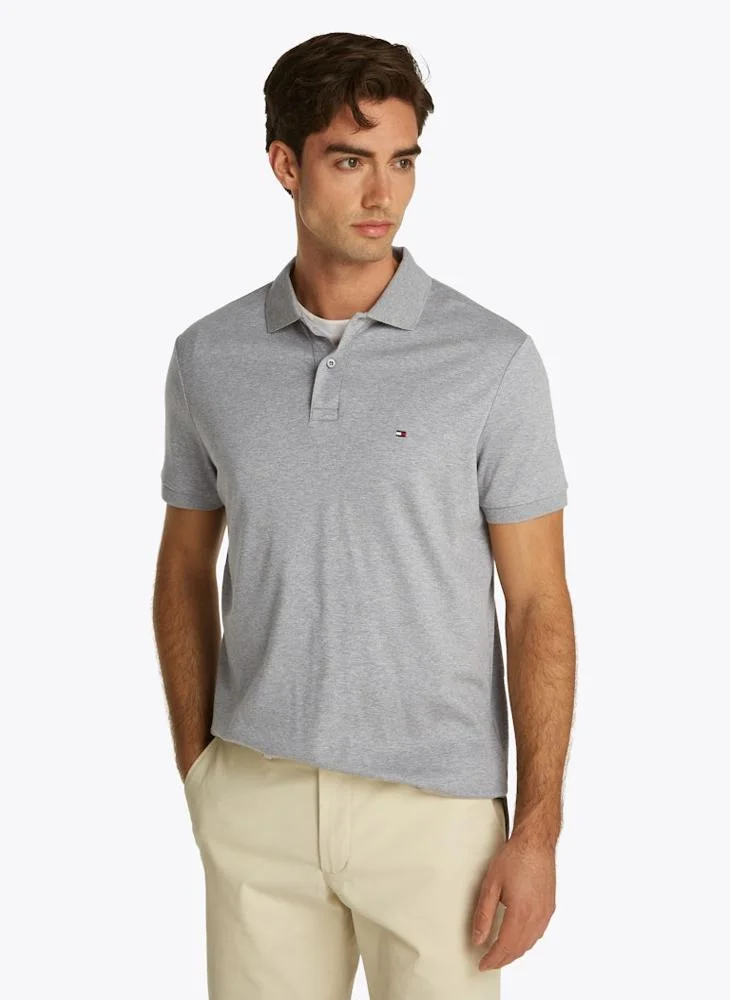 تومي هيلفيغر Logo Print Polo Shirt