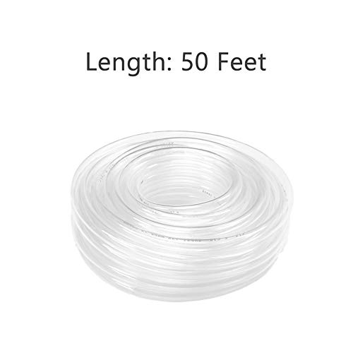 Eastrans 50ft x 5/16'' ID Clear Vinyl Tubing, Flexible Hybrid PVC Tubing Hose, Lightweight Plastic Tube UV Chemical Resistant Vinyl Hose, BPA Free and Non Toxic - Image 5