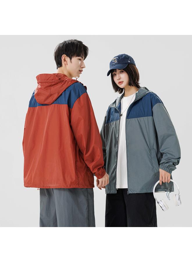 Song Feng Ya Sun Protection Clothing Men's And W En's Summer Thin Ice Silk Breathable Hooded Couple's Sportswear Riding Sun Protection Clothing Jacket - Image 4