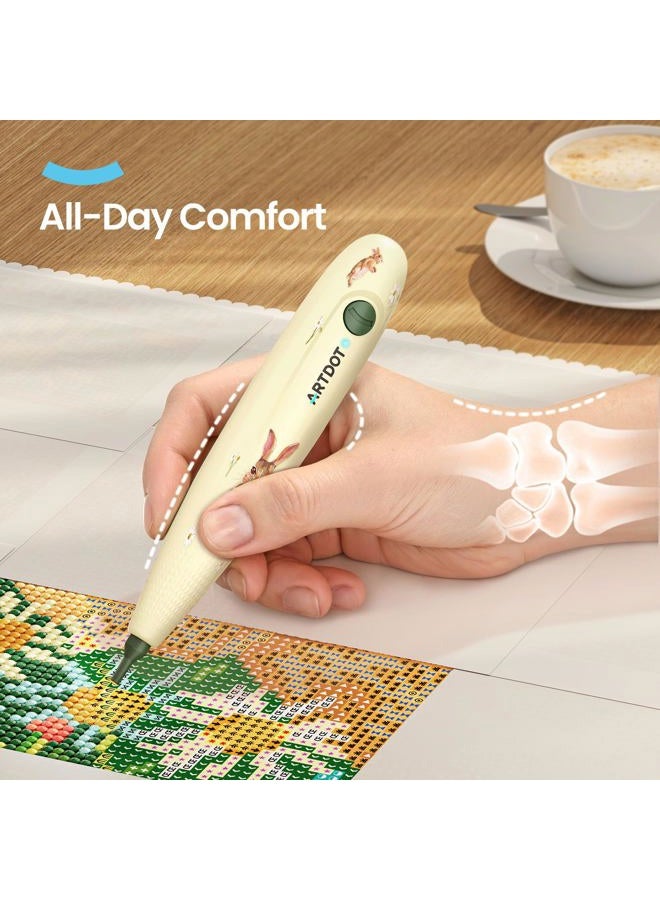 ARTDOT Electric Diamond Art Vacuum Pen Kits for adults, Wireless Pen as Diamond Painting Accessories and Tools - Image 3