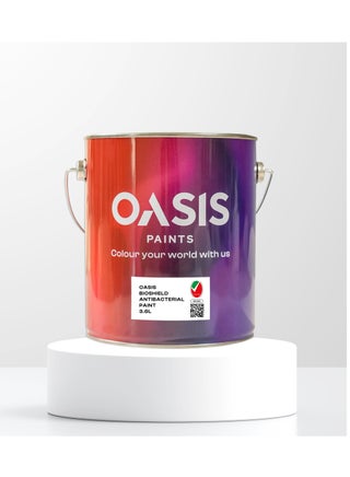 BioShield Antibacterial Paint 3.6L – Long-Lasting Protection, Smooth Matt Finish, Water-Based. White