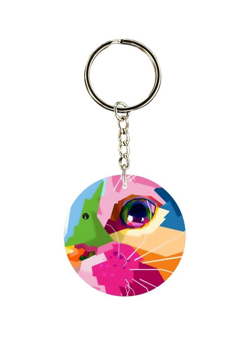 RKN Printed Single Sided Keychain