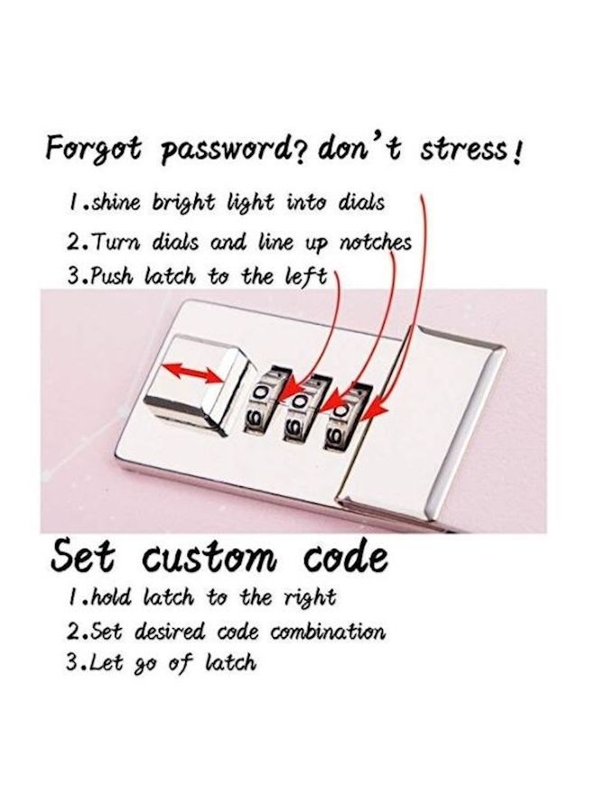 NIBEMINENT Pu Leather Mini Lock Diary Green - Image 2