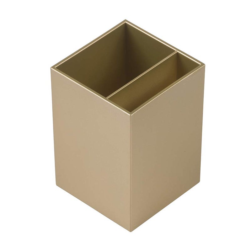 JAM Paper Plastic Pen Holder - Gold - Desktop Pencil Cup Sold Individually - Image 2