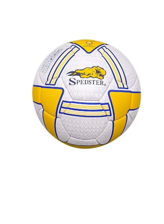 Spedster Soccer Ball Premium Match Ball Football Size 5 Hand Stitched - Image 1