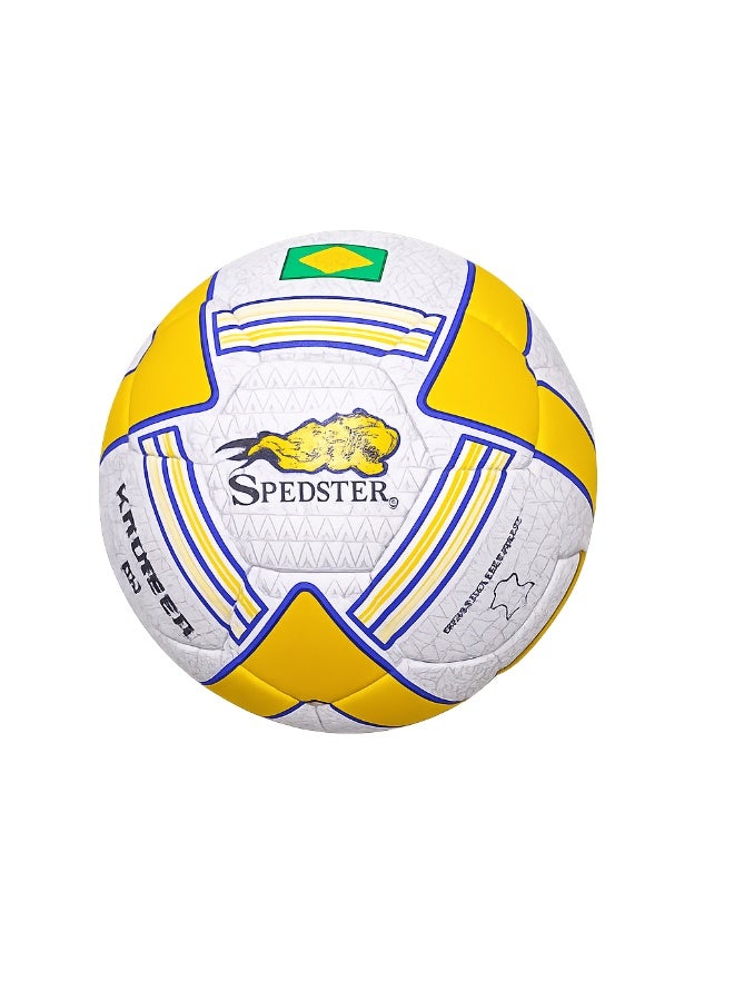 Spedster Soccer Ball Premium Match Ball Football Size 5 Hand Stitched - Image 2