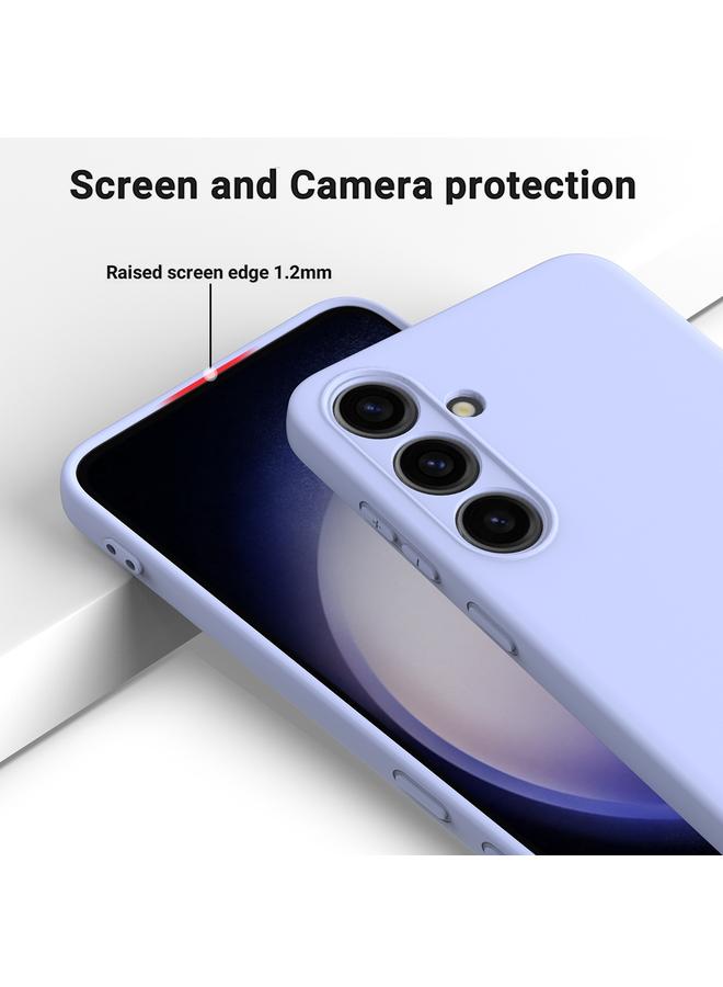 اس-توب جراب لهاتف Samsung Galaxy S24 5G، جراب سيليكون سائل ملون - Image 5