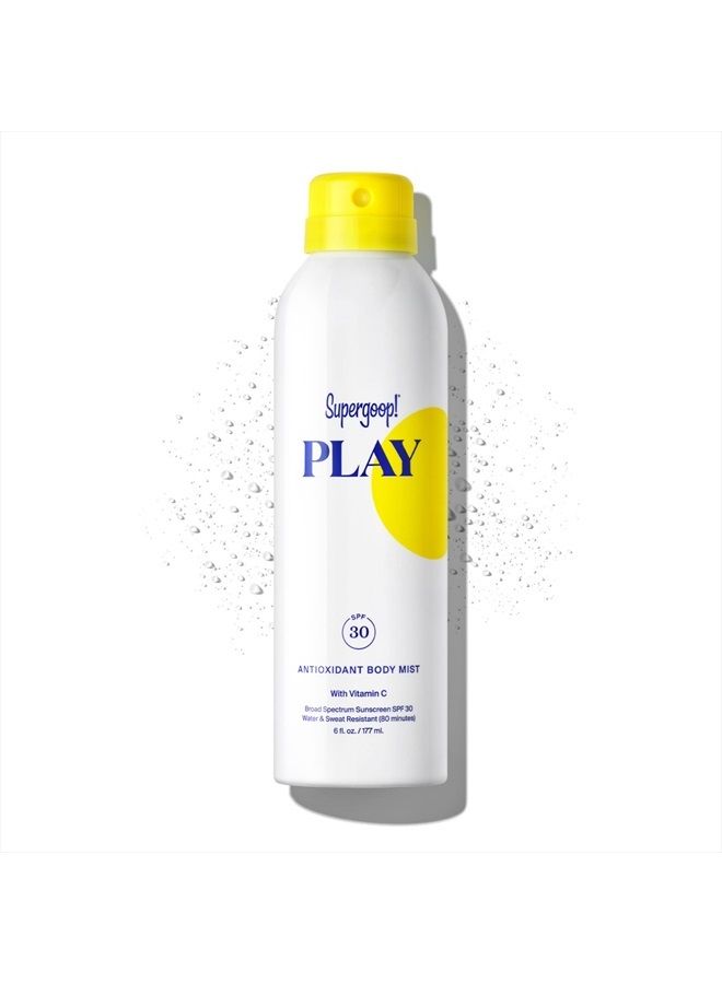 Supergoop! PLAY SPF 30 Antioxidant Body Mist w/ Vitamin C, 6 fl oz