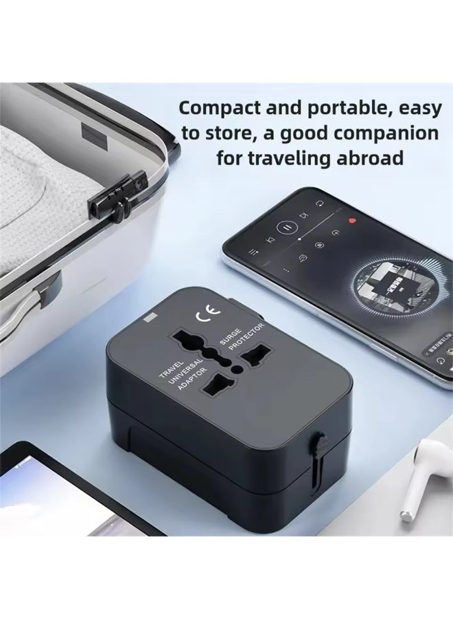Walpck Universal Travel Adapters PD Fast Charging Wall Charger EU UK US AU AC Power Charger Adapter Outlet Converter Socket Plug Adaptor Connector with Type C USB Port - Image 4