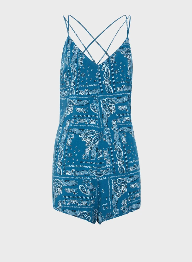 UNDIZ Bandana Print Onesie