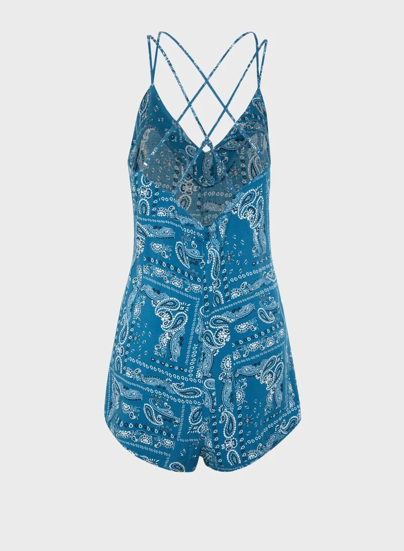 UNDIZ Bandana Print Onesie