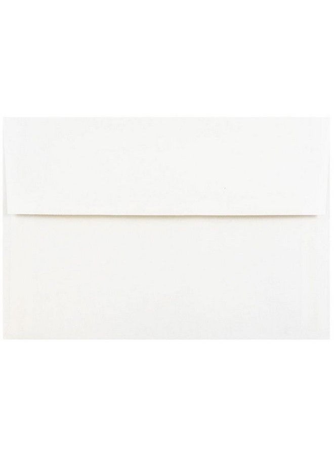 JAM Paper A8 Foil Lined Invitation Envelopes 5 1 2 X 8 1 8 White With Gold Foil 50 Pack  - Image 3