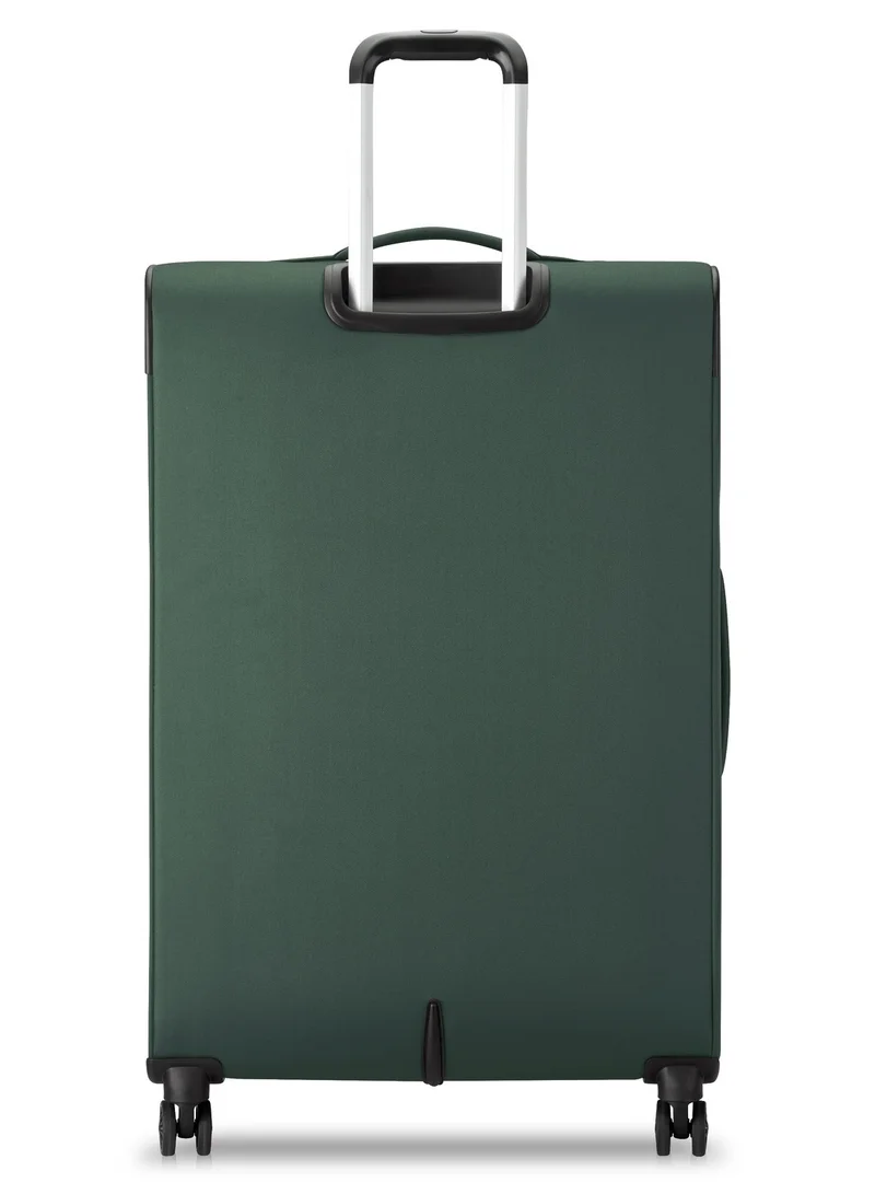 DELSEY Paris Pin Up 6 78cm Softcase 4 Double Wheel Expandable  Check-In Trolley Case  Green - 00343082103