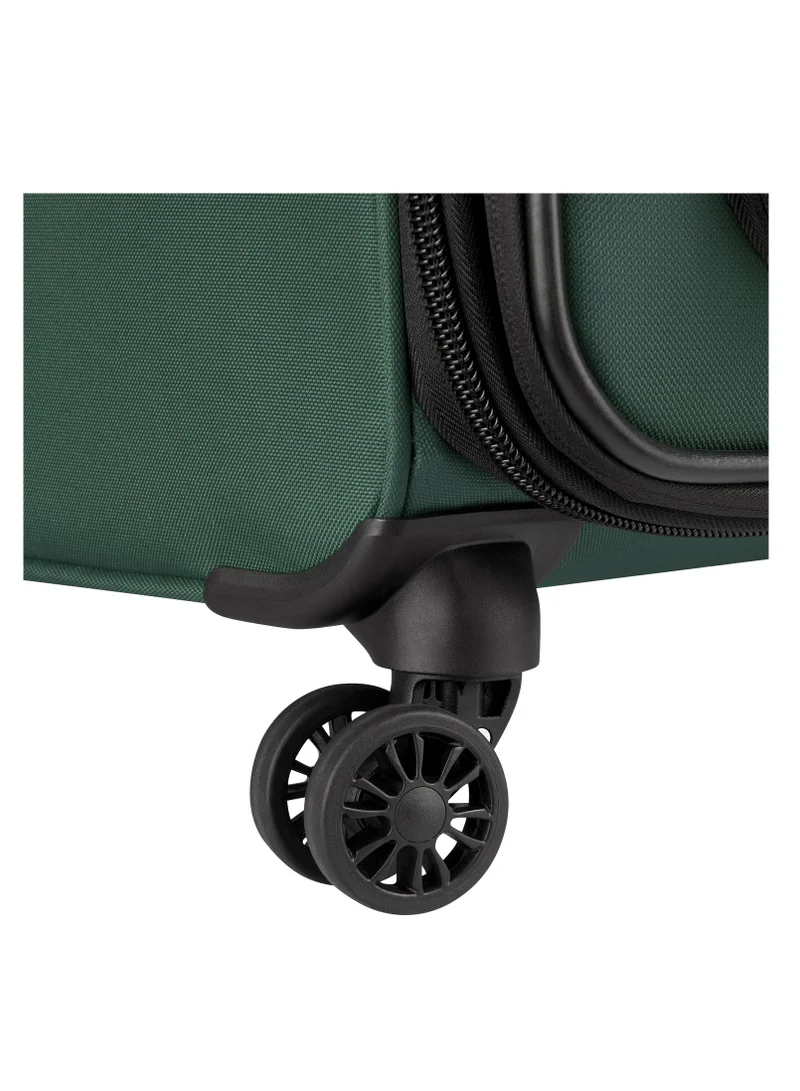 DELSEY Paris Pin Up 6 78cm Softcase 4 Double Wheel Expandable  Check-In Trolley Case  Green - 00343082103