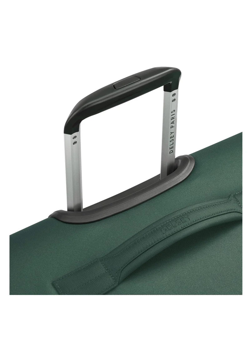 DELSEY Paris Pin Up 6 78cm Softcase 4 Double Wheel Expandable  Check-In Trolley Case  Green - 00343082103