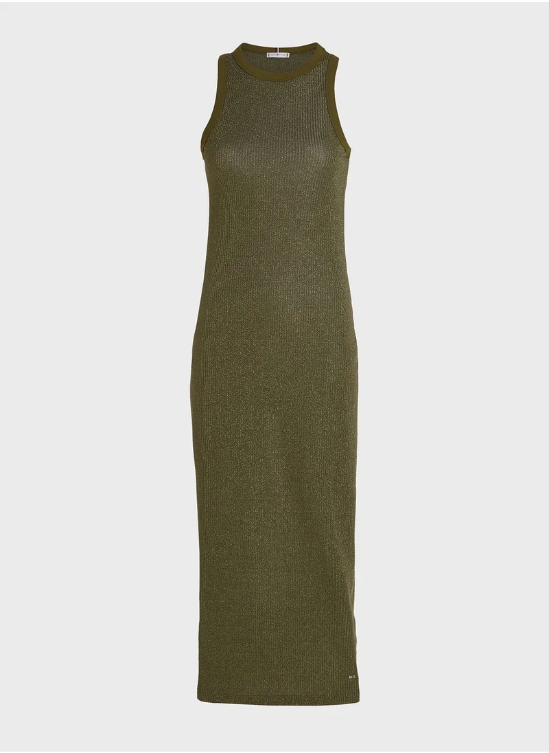 TOMMY HILFIGER Crew Neck Knitted Dress
