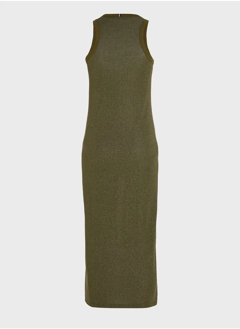 TOMMY HILFIGER Crew Neck Knitted Dress