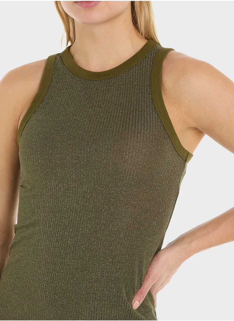 TOMMY HILFIGER Crew Neck Knitted Dress