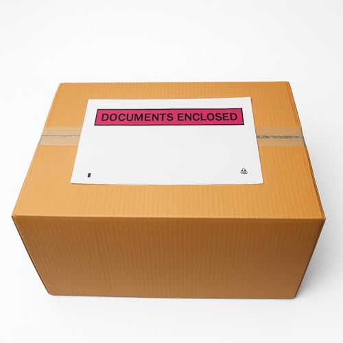 JPPL Packing List Envelopes A5(9.5X7 inches) Full Gumming Transparent Pouch for Shipping Packing Slip and Invoice Documents. (pack of 100) - Image 5