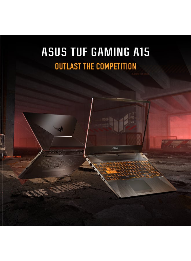أسوس لابتوب TUF A15 للألعاب (2025) – AMD Ryzen 7-7445HS / شاشة 15.6 بوصة FHD / 512GB SSD / 16GB RAM / 4GB NVIDIA GeForce RTX 3050 للرسوميات / ويندوز 11 هوم / لوحة مفاتيح إنجليزية وعربية / أسود جرافيت / نسخة الشرق الأوسط – [FA506NCG-B165W] - Image 3