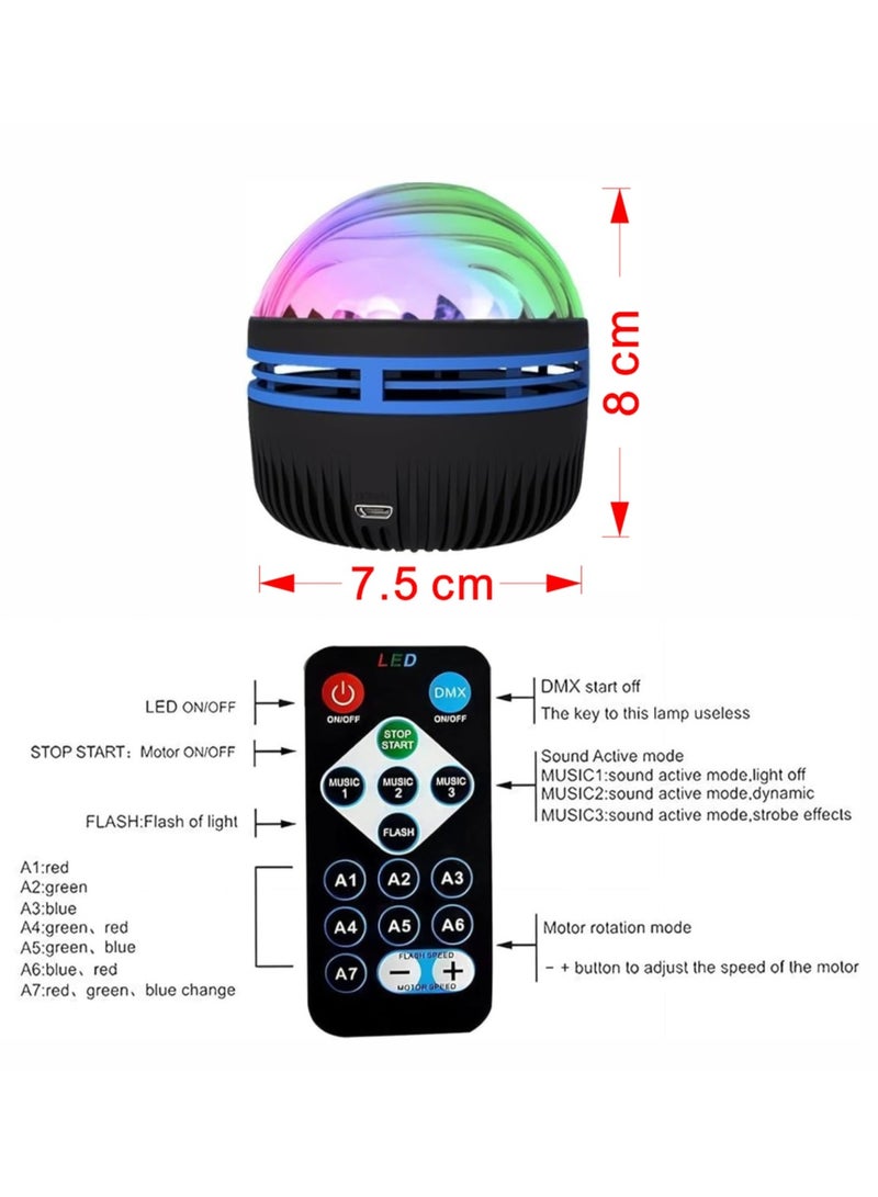 ACYYH LED Aurora Night Light Projector, USB Powered, Remote Control, Multi Color Modes - Image 2