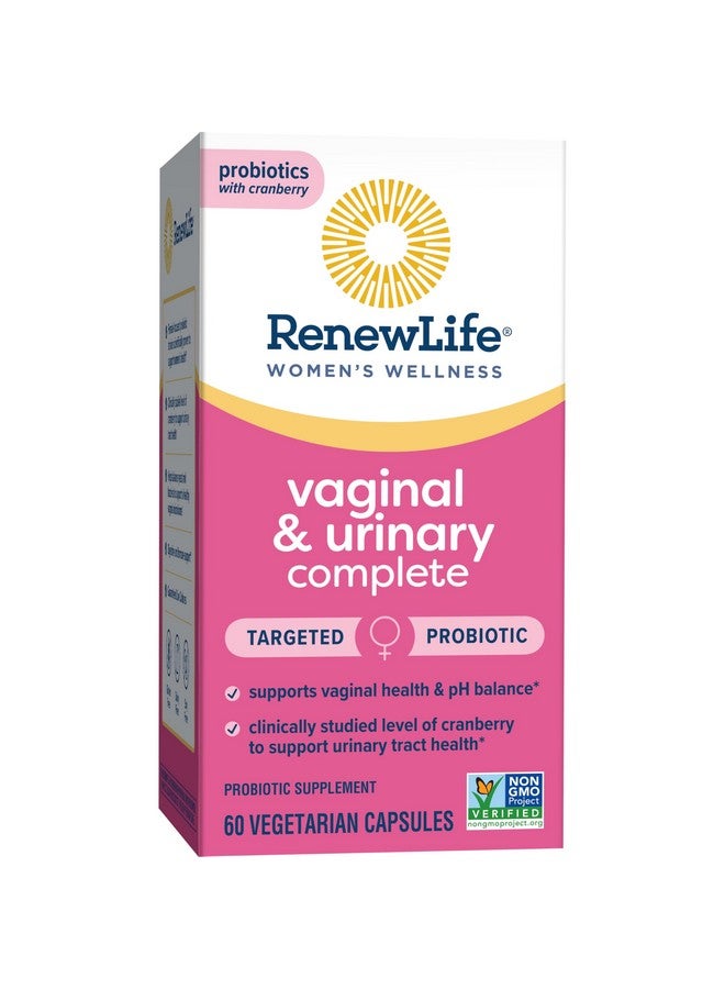 مكمل رينيو لايف لصحة المرأة المهبلية والبولية بالبروبيوتيك والتوت البري، مكمل بروبيوتيك لتوازن درجة الحموضة للنساء، صحة الجهاز الهضمي، خالٍ من منتجات الألبان والصويا والغلوتين، 3.5 مليار وحدة تشكيل مستعمرة، 60 قرصًا - Image 2