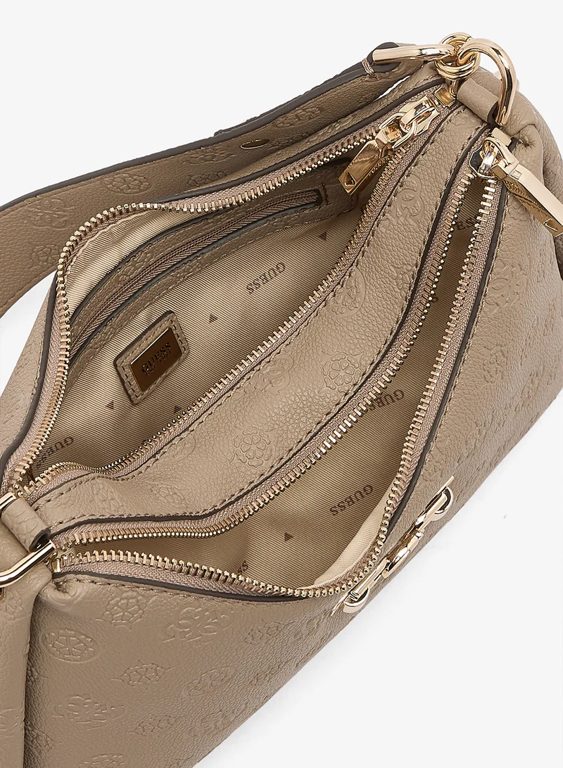 Guess  Anise Double Zip Shoulder Bag for Women | Best Price UAE